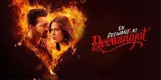 Harshvardhan Rane and Sonam Bajwa in a passionate, intense embrace from the movie poster of Ek Deewane Ki Deewaniyat.