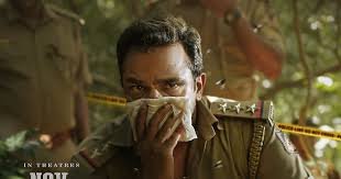 Kannada actor Vijay Raghavendra in a serious, intense look, likely a still from his new movie poster for 'Kaaymara'.